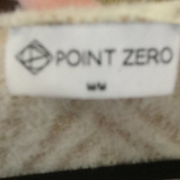 Point Zero open front cardigan hooded zigzag print size medium - Picture 5 of 5